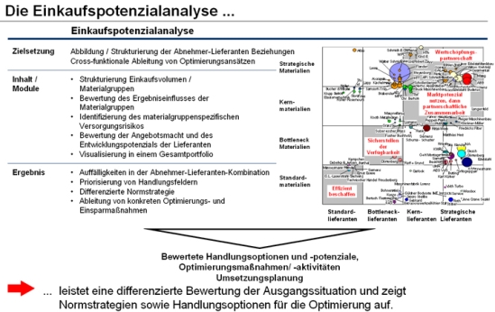 Konzept der Einkaufspotenzialanalyse