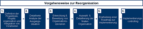 Vorgehensweise zur Reorganisation