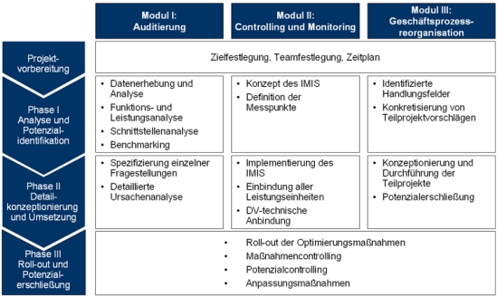 Vorgehensweise zur Implementierung eines Integrierten Managementinformationssystems