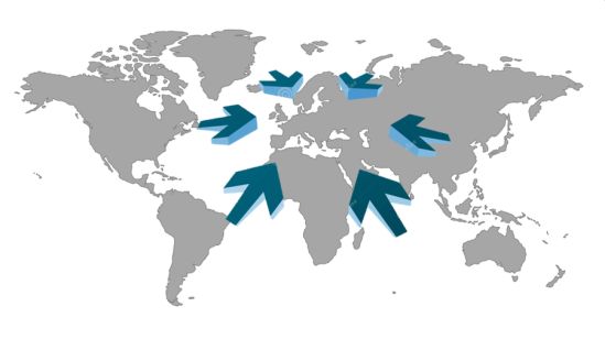 Abbildung 1: Regionalisierung der Supply Chains