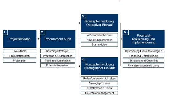 Abbildung 1: Vorgehensweise zur Einführung von Einkauf 4.0