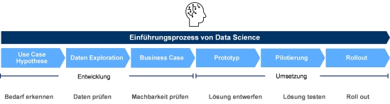 Abbildung 1: Einführungsprozess von Data Science