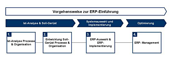 Vorgehensweise zur ERP Einführung