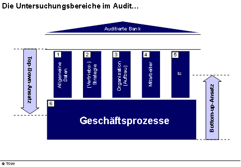 Die Untersuchungsbereiche im Audit